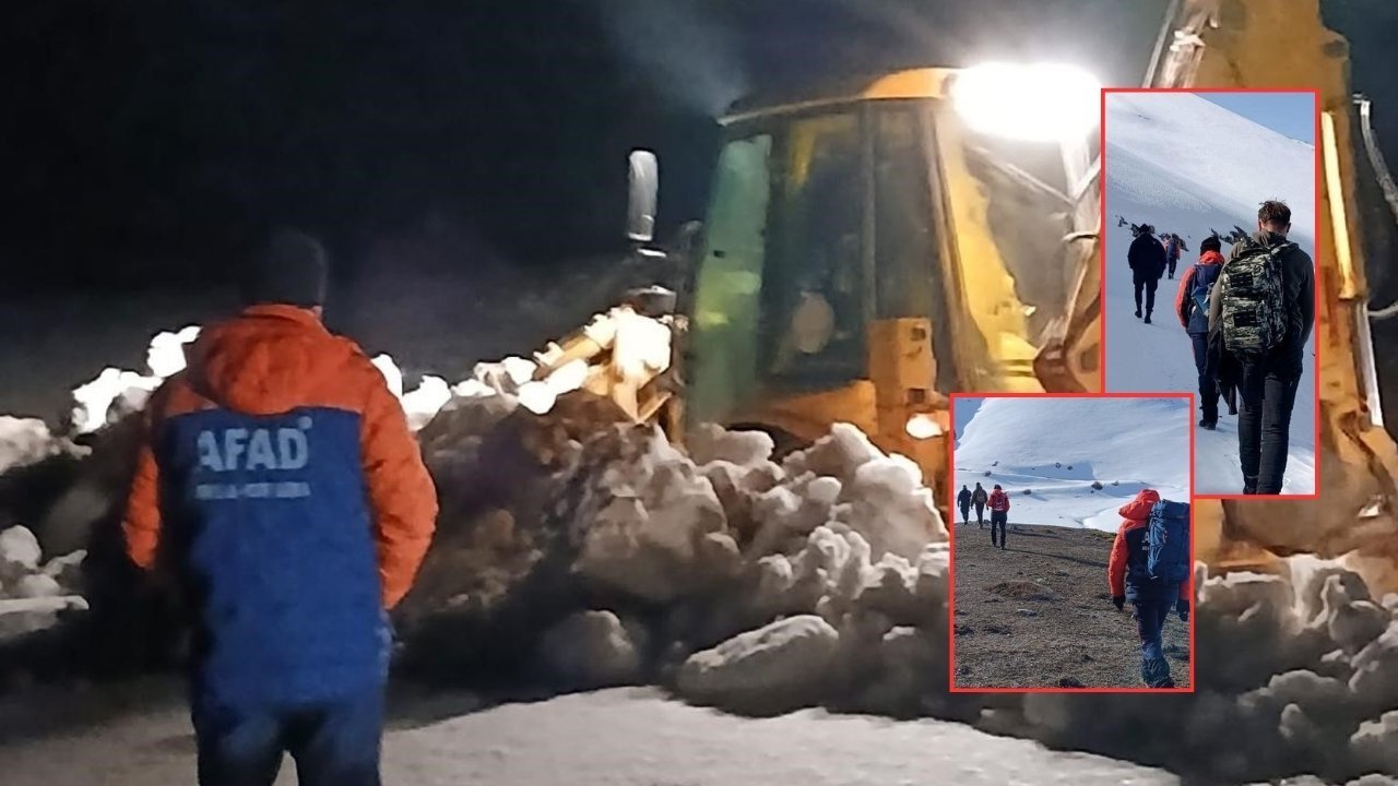Isparta’da yaylada mahsur kalan 2 kişi kurtarıldı