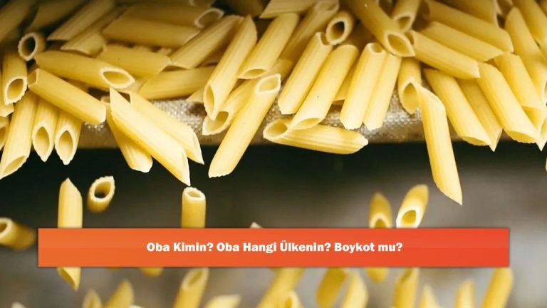 Oba Kimin? Oba Hangi Ülkenin? Boykot mu?